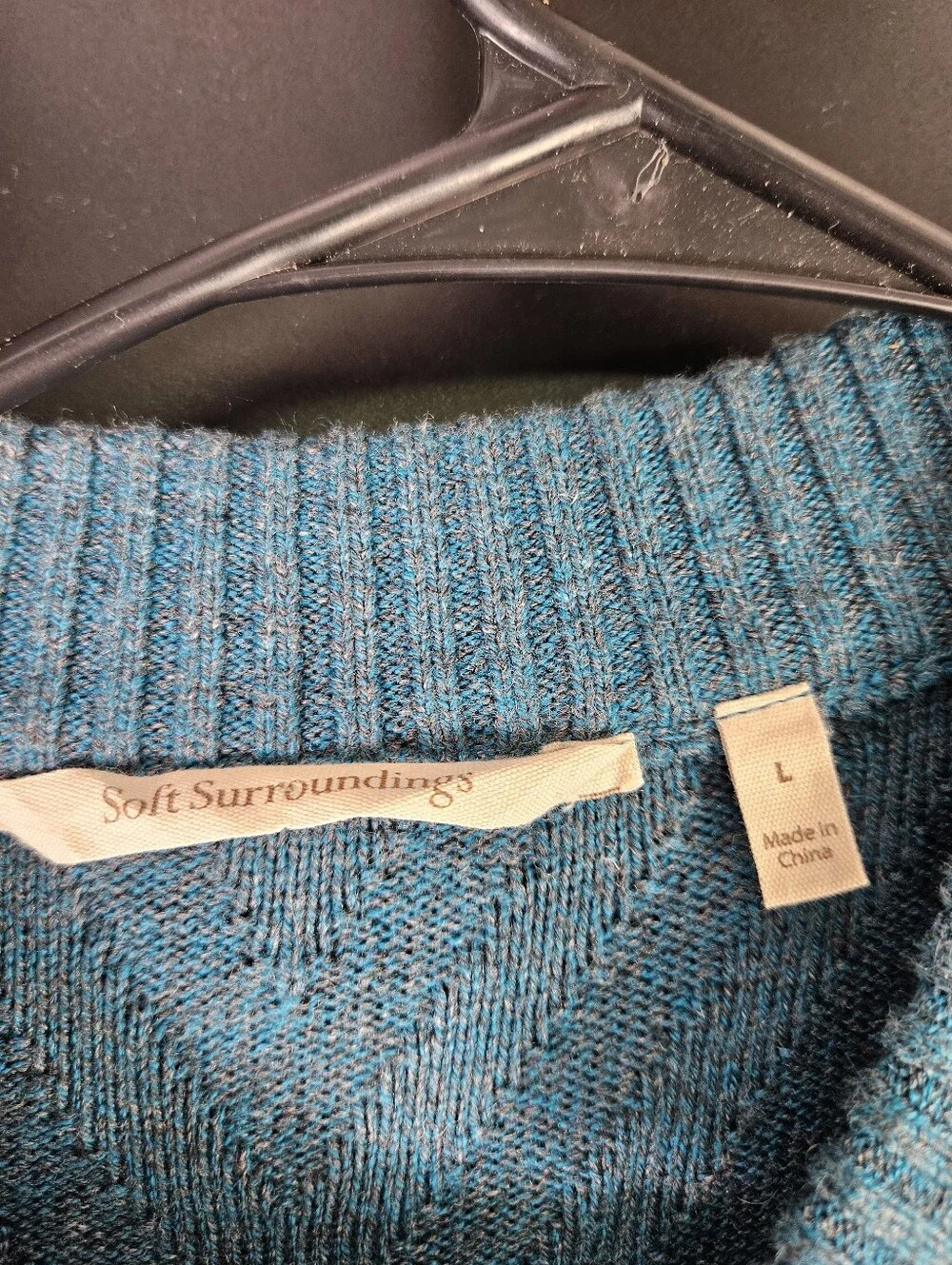 Soft Surroundings Full Zip Sweater Jacket